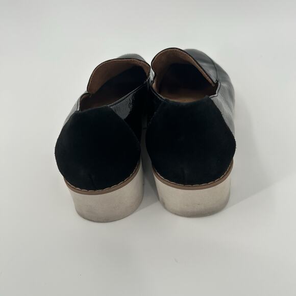 Vionic Patent Loafer Womens 7 Kensley Slip On Leather Black Comfort Preppy - Picture 9 of 13